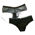 Victoria's Secret Intimates & Sleepwear | 2 Pair Victoria's Secret Panties - Hip Huggers | Color: Black | Size: L