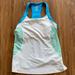 Adidas Tops | Adidas Razor Back Workout Tank & Built In Bra | Color: Tan | Size: L