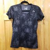 Under Armour Tops | Animal Print Under Armour Workout Heat Gear Top! | Color: Black | Size: M