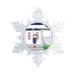 The Holiday Aisle® Personalized Friendly Folks Cartoon Snowflake Funeral Director, Funeral Home | 5.5 H x 5.5 W x 0.25 D in | Wayfair