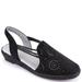 David Tate Zena - Womens 6 Black Slip On W2