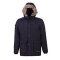 Crosshatch Mens Killblake Parka Jacket Black - X Large