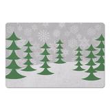 1 x 18 W in Kitchen Mat - The Holiday Aisle® Milledgeville Hill of Trees Kitchen Mat Synthetics | 1 H x 18 W in | Wayfair