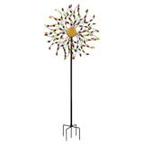 Regal Art & Gift Rotating Leaves Wind Rotator Metal | 32 H x 9.5 W x 85 D in | Wayfair 12571