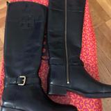 Tory Burch Shoes | Black Tory Burch Riding Boots | Color: Black | Size: 6.5