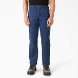 Dickies Men's Big & Tall Regular Fit Jeans - Stonewashed Indigo Blue Size 50 30 (9393)