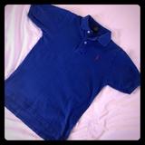 Polo By Ralph Lauren Shirts & Tops | Boys Ralph Lauren Polo Button Up Shirt Sz Medium | Color: Blue/Red | Size: Mb