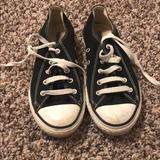 Converse Shoes | Black Converse Chucks. Size 3 In Kids | Color: Black | Size: 6