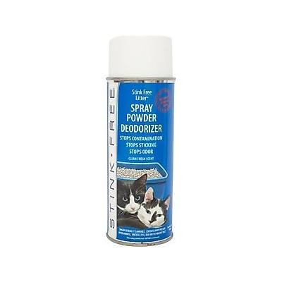 Stink Free Litter & Litter Box Spray Powder, 12-oz bottle