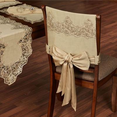 Florentina Chair Covers Antique Gold Set of Two, Set of Two, Antique Gold