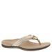 Vionic Tide Aloe - Womens 8 Gold Sandal Medium