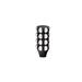 Anarchy Outdoors Bolt Knob Grenade Style Two Tone 5/16x24 Black ABK-GRN-BLKTT