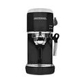GASTROBACK #42718 Design Espresso Piccolo, Espressomaschine mit Milchaufschäumdüse, 19 bar Pumpendruck, schnelles Aufheizen (40 Sekunden), schwarz
