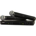 Shure BLX288/B58 Dual-Channel Wireless Handheld Microphone System with Beta 58A C BLX288/B58-H11