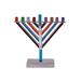 The Holiday Aisle® Chanukah Menorah Chabad Menorah in Pink | 7.5 H x 6.4 W x 2 D in | Wayfair C48602BC878B421A878AAAA8A851E57D