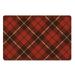 Red/Brown 1 x 18 W in Kitchen Mat - Gracie Oaks Letha Diagonal Kitchen Mat Synthetics | 1 H x 18 W in | Wayfair 1FCD79F402AA4881BA86CCE57AD5464F