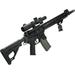 EMG Sharps Bros Jack Licensed Full Metal Advanced M4 Airsoft AEG Rifle 15in Carbine Black Large M4-SB-TJ-L-BK