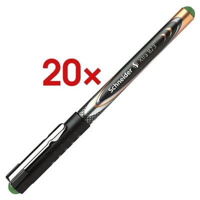 Schneider 20x Einweg-Tintenroller »Xtra 823« grün Image