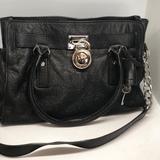 Michael Kors Bags | Authentic Michael Kors Hamilton Medium Handbag | Color: Black/Gold | Size: Os