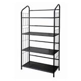 Latitude Run® Doerrman Open Frame Metal Standard Bookcase in Black | 49 H x 26 W x 11 D in | Wayfair B0AE99AE38E14E13A844D9DCE617472E