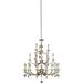 Allegri by Kalco Lighting Floridia 21 - Light Candle Style Classic Chandelier w/ Crystal Accents Metal in Yellow | Wayfair 012174-045-FR001