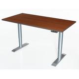 Symple Stuff Armstrong Height Adjustable Training Table Metal in White/Brown | 24 H x 60 W x 30 D in | Wayfair 18E7EA8710D1437CB50CA04FFE1719E6