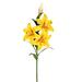 One Allium Way® 36" Artificial Real Touch Lily Spray Silk/Plastic/Fabric in Yellow | 36 H x 8 W x 8 D in | Wayfair 2DE2545D86134CB5B2FAB0703548B840