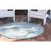 White 48 x 0.13 in Area Rug - Breakwater Bay Darya Striped Blue/Ivory Area Rug Polypropylene | 48 W x 0.13 D in | Wayfair