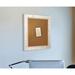 Lark Manor™ Linlin Tuscan Wall Mounted Bulletin Board Wood/Cork in Brown/White | 41 H x 41 W x 1.25 D in | Wayfair OAWY6082 34479561