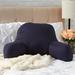 Latitude Run® Briar Creek Cotton Bedrest Pillow Polyester/Polyfill/Cotton in Blue/Navy | 17 H x 28 W x 17 D in | Wayfair