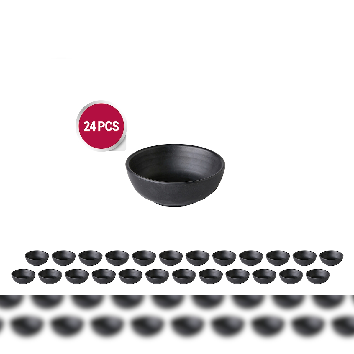 Stylepoint - 24x Schale rund niedrig - MST-BL904 - 10,1x10,1x4cm - Asia Image