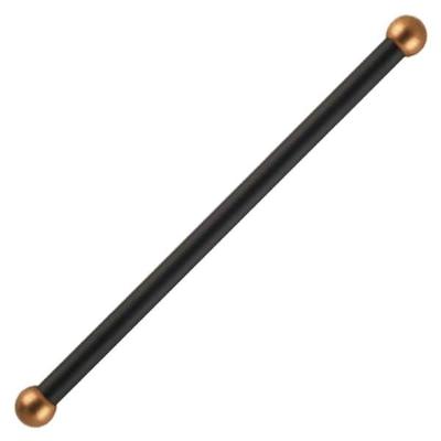 Westinghouse 66991 - Black Finish Steel Brass Colored Polycarbonate Spherettes Ladder Rest (Steel Ladder Rest and Polycarbonate Spherettes)