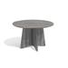 Safco Products Company Medina Series Circular Conference Table Wood in Gray/Brown | 29.5 H x 48 W x 48 D in | Wayfair MNCR48LGS