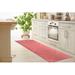 Coral 2'6" x 8' Kitchen Mat - Dakota Fields Monson Kitchen Mat 0.08 x 96.0 W in white | Wayfair 95B69E9E8C65415B84773CA6E5F868B0