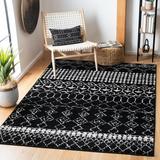 Black 79 x 0.39 in Indoor Area Rug - Foundry Select Cobos Geometric Area Rug | 79 W x 0.39 D in | Wayfair 141CD6AD81C54443B45320C1F1CAAE58