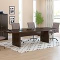 Safco Products Company Aberdeen Series Boat Shaped Conference Table Wood in Brown | 29.5 H x 144 W x 48 D in | Wayfair ACTB12LDC