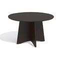 Safco Products Company Medina Series Circular Conference Table in Brown | 29.5 H x 48 W x 48 D in | Wayfair MNCR48LDC