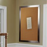 Lark Manor™ Linlin Wall Mounted Bulletin Board Wood/Cork in Brown | 52 H x 16 W in | Wayfair C02/12-48