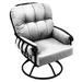 Fleur De Lis Living Urquhart Patio Chair w/ Cushion | 41 H x 33 W x 33 D in | Wayfair 8DDE0EC2F9074A4C9CD1F2B4078A4401