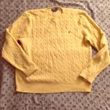 Polo By Ralph Lauren Sweaters | 100% Lambswool Polo Sweater Xxl | Color: Gold | Size: Xxl