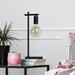 Townshed 20 3/4" Powder Coated Textured Black Metal Desk Lamp