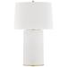 Hudson Valley Borneo White Ceramic Table Lamp