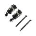 2007-2012 Nissan Sentra Front and Rear Shock Strut and Coil Spring Kit - TRQ SKA60975