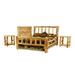 Millwood Pines Lavallee Platform Solid Wood 3 Piece Bedroom Set Wood in Brown | Queen | Wayfair 8FE1EFD0990542799161D2BA42E84313