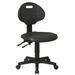 Symple Stuff Barth Task Chair Metal in Black/Brown | Wayfair KH580