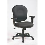 Symple Stuff Barron Task Chair Upholstered/Metal | 35.75 H x 27.5 W x 23.5 D in | Wayfair 0196434AC32A45A9B91594DD24284145