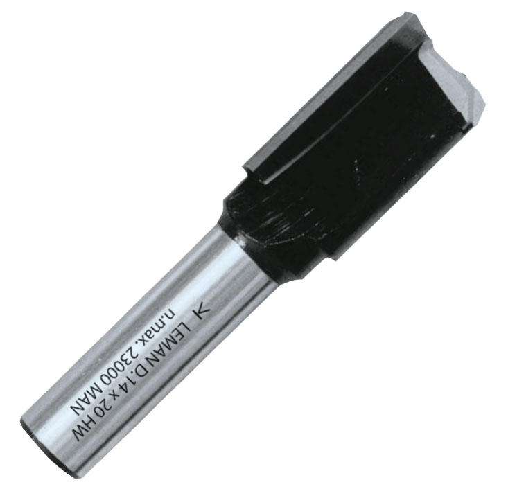 Mèche à rainer droite DEF.40.68 Q 8 mm D 18 mm LEMAN 408.718.00