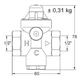 Réducteur de pression RÉDUFIX en laiton DZR double femelle 1/2'' - WATTS - 2282000