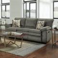 Lark Manor™ Annine 85" Pillow Top Arm Reclining Sofa Polyester in Gray | 40 H x 85 W x 39 D in | Wayfair F3111D968CA6401D96BB58D157D6D915