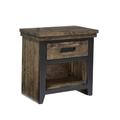 Renegade Nightstand in Black & Honey - Progressive Furniture B607-43